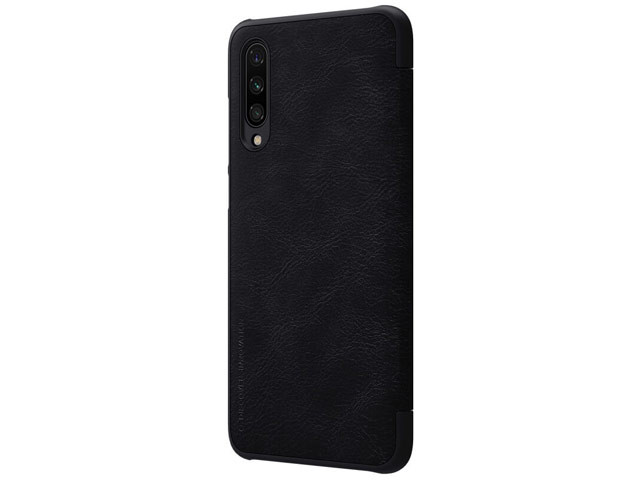 Чехол Nillkin Qin leather case для Xiaomi Mi A3 (черный, кожаный)