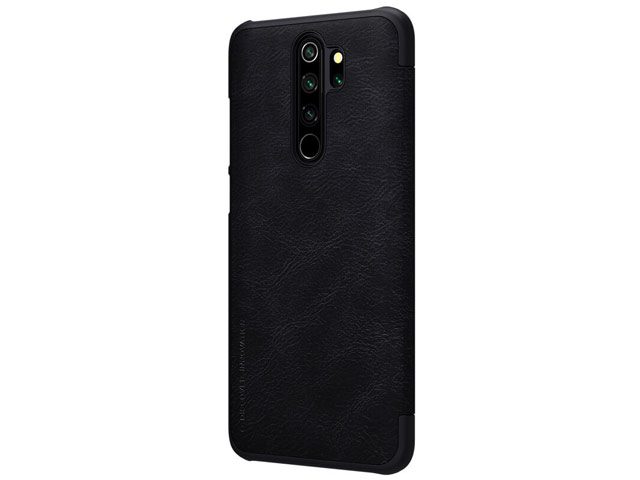 Чехол Nillkin Qin leather case для Xiaomi Redmi Note 8 pro (черный, кожаный)