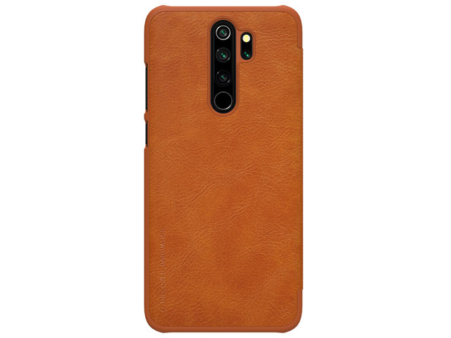 Чехол Nillkin Qin leather case для Xiaomi Redmi Note 8 pro (коричневый, кожаный)