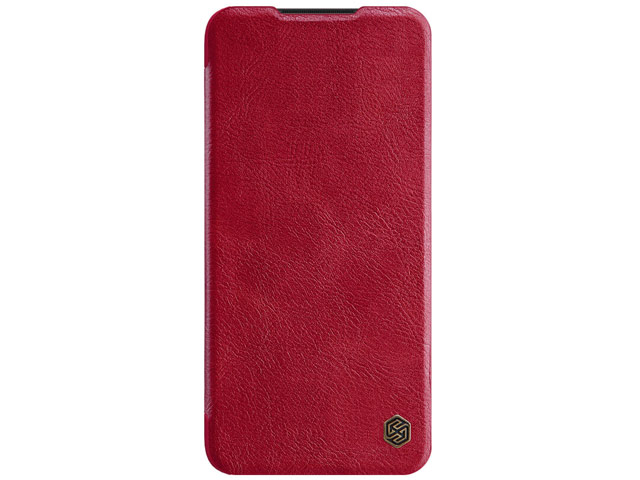 Чехол Nillkin Qin leather case для Xiaomi Redmi Note 8 pro (красный, кожаный)