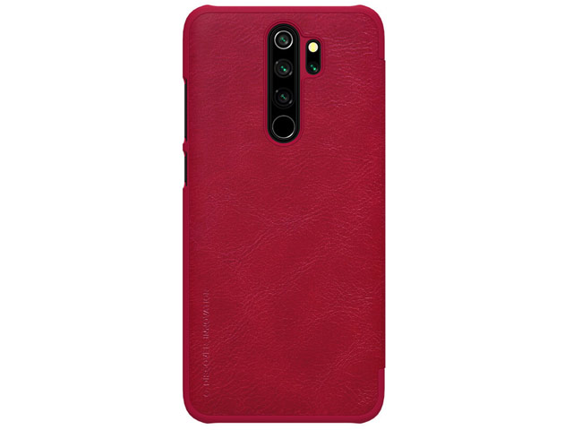 Чехол Nillkin Qin leather case для Xiaomi Redmi Note 8 pro (красный, кожаный)