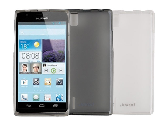 Чехол Jekod Soft case для Huawei Ascend P2 U9700 (белый, гелевый)