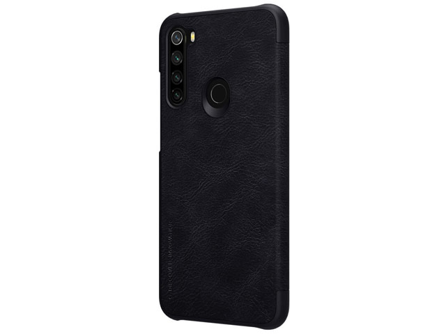 Чехол Nillkin Qin leather case для Xiaomi Redmi Note 8 (черный, кожаный)
