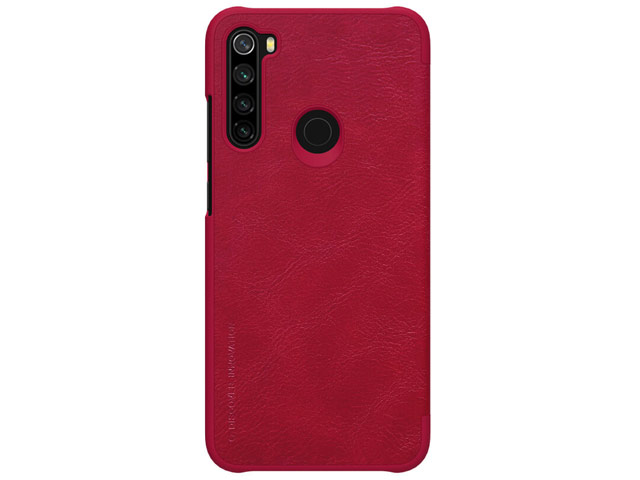 Чехол Nillkin Qin leather case для Xiaomi Redmi Note 8 (красный, кожаный)