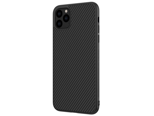 Чехол Nillkin Synthetic fiber для Apple iPhone 11 pro (черный, карбон)