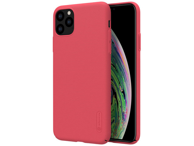 Чехол Nillkin Hard case для Apple iPhone 11 pro max (красный, пластиковый)