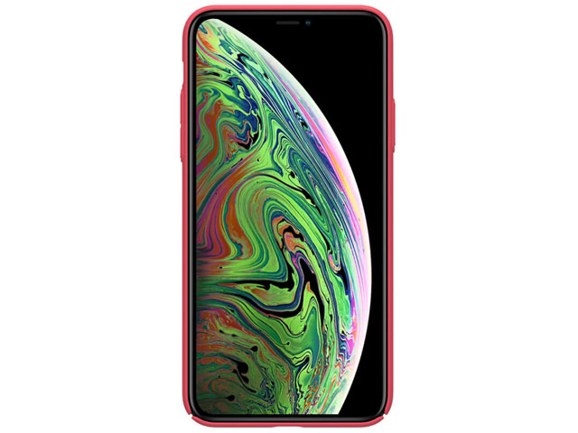 Чехол Nillkin Hard case для Apple iPhone 11 pro max (красный, пластиковый)