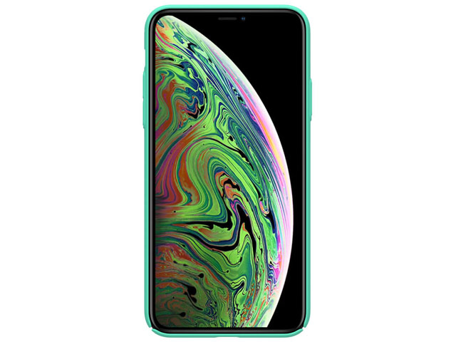 Чехол Nillkin Hard case для Apple iPhone 11 pro max (голубой, пластиковый)