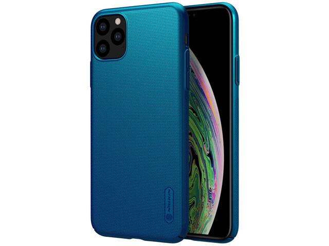 Чехол Nillkin Hard case для Apple iPhone 11 pro max (синий, пластиковый)