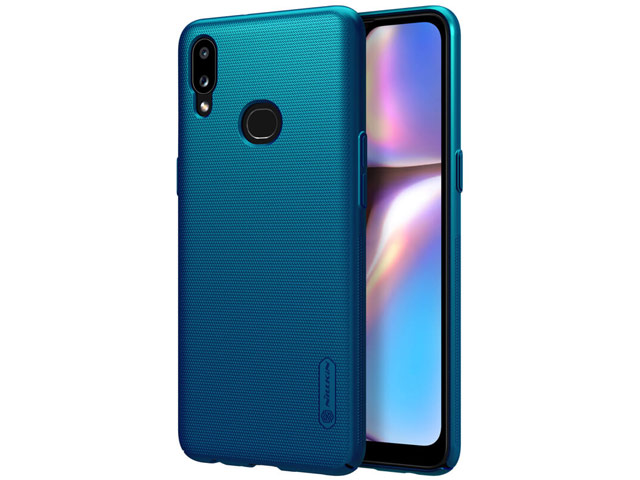 Чехол Nillkin Hard case для Samsung Galaxy A10s (синий, пластиковый)