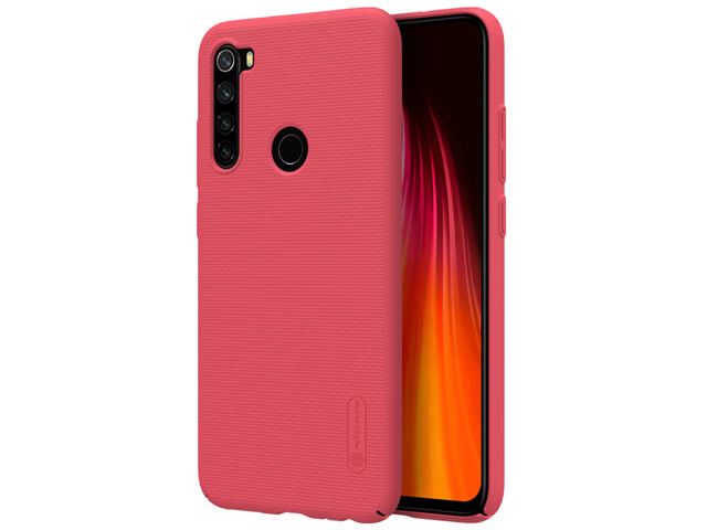 Чехол Nillkin Hard case для Xiaomi Redmi Note 8 (красный, пластиковый)