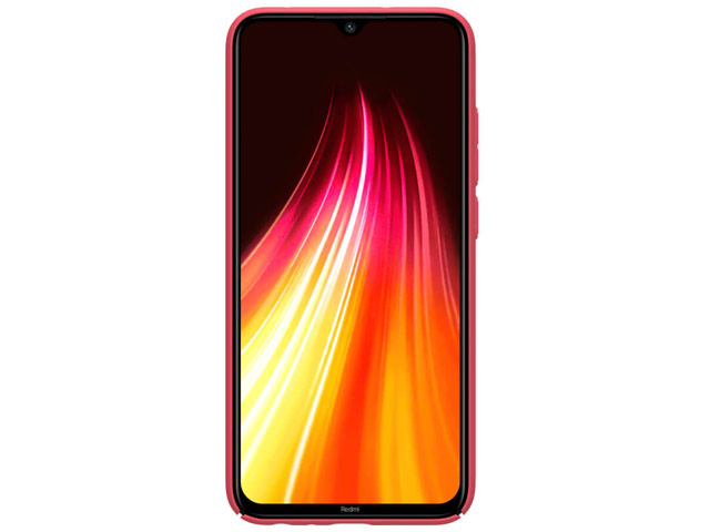 Чехол Nillkin Hard case для Xiaomi Redmi Note 8 (красный, пластиковый)