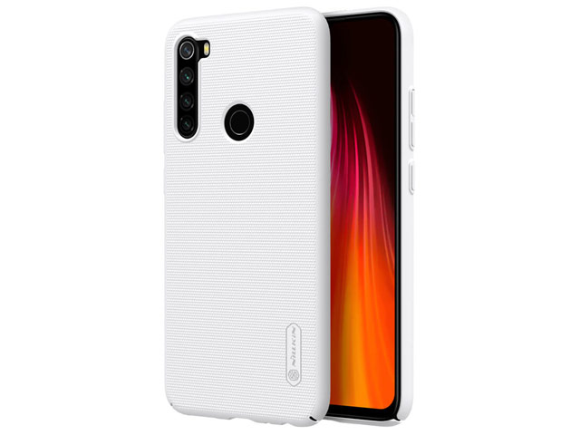 Чехол Nillkin Hard case для Xiaomi Redmi Note 8 (белый, пластиковый)