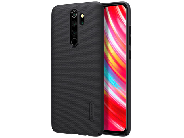 Чехол Nillkin Hard case для Xiaomi Redmi Note 8 pro (черный, пластиковый)