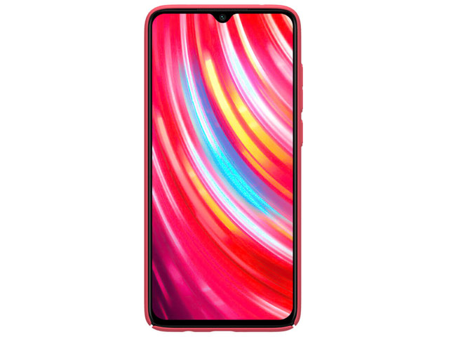 Чехол Nillkin Hard case для Xiaomi Redmi Note 8 pro (красный, пластиковый)