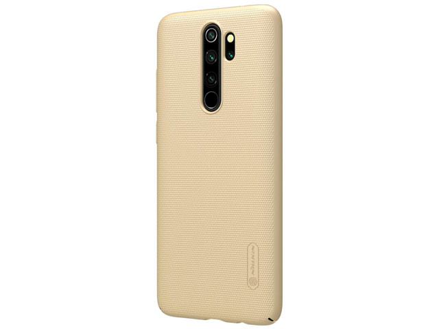 Чехол Nillkin Hard case для Xiaomi Redmi Note 8 pro (золотистый, пластиковый)