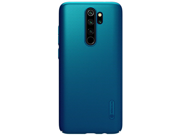 Чехол Nillkin Hard case для Xiaomi Redmi Note 8 pro (синий, пластиковый)