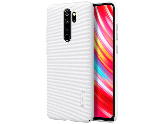 Чехол Nillkin Hard case для Xiaomi Redmi Note 8 pro (белый, пластиковый)