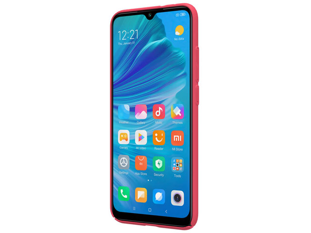 Чехол Nillkin Hard case для Xiaomi Mi A3 (красный, пластиковый)