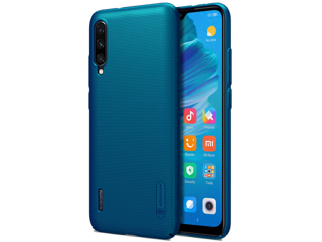 Чехол Nillkin Hard case для Xiaomi Mi A3 (синий, пластиковый)