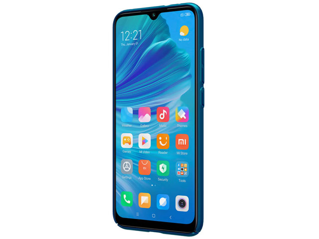 Чехол Nillkin Hard case для Xiaomi Mi A3 (синий, пластиковый)