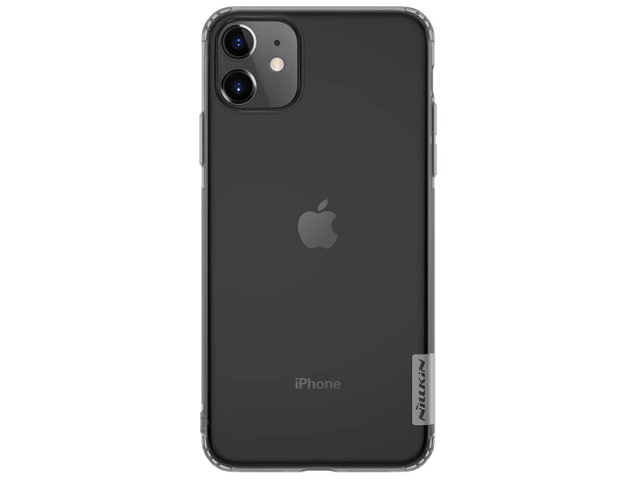 Чехол Nillkin Nature case для Apple iPhone 11 (серый, гелевый)