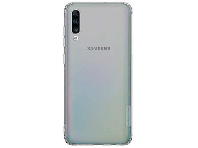 Чехол Nillkin Nature case для Samsung Galaxy A70 (серый, гелевый)