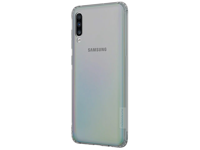 Чехол Nillkin Nature case для Samsung Galaxy A70 (серый, гелевый)