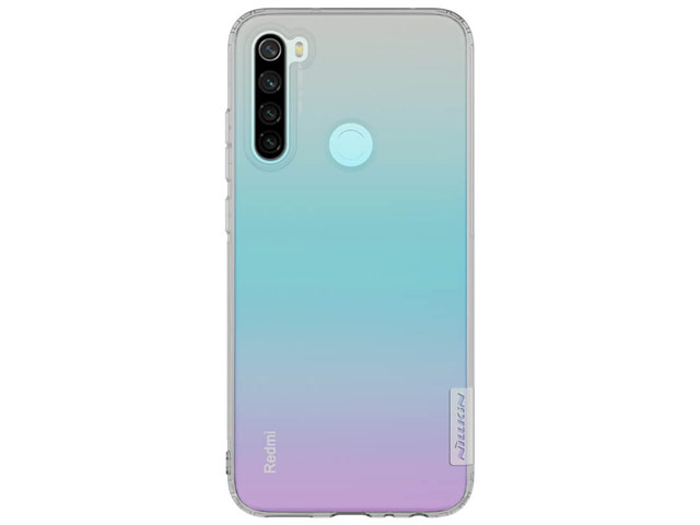 Чехол Nillkin Nature case для Xiaomi Redmi Note 8 (серый, гелевый)