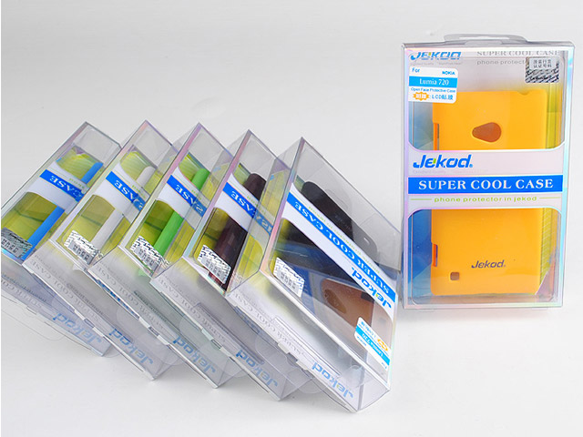 Чехол Jekod Hard case для Nokia Lumia 720 (желтый, пластиковый)