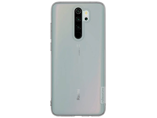 Чехол Nillkin Nature case для Xiaomi Redmi Note 8 pro (серый, гелевый)