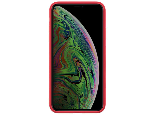 Чехол Nillkin Textured case для Apple iPhone 11 pro max (красный, нейлон)