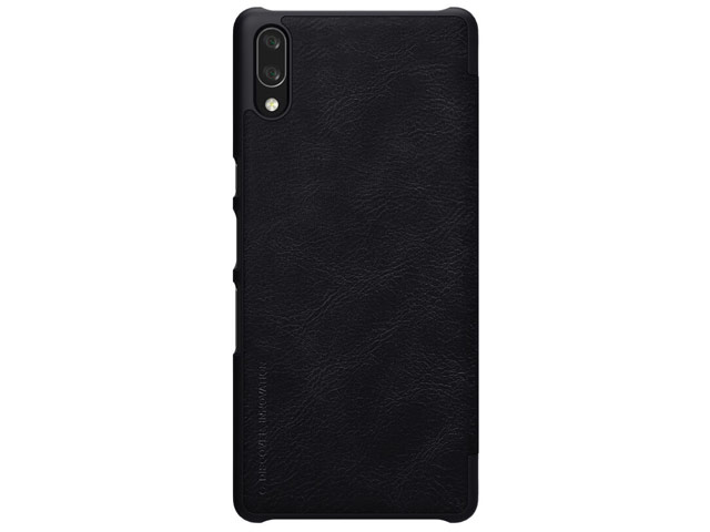 Чехол Nillkin Qin leather case для Sony Xperia L3 (черный, кожаный)