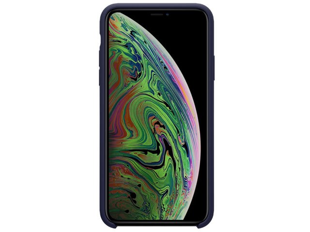 Чехол Nillkin Flex Pure case для Apple iPhone 11 pro max (синий, гелевый)