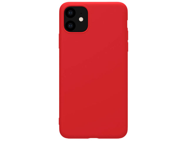 Чехол Nillkin Rubber Wrapped для Apple iPhone 11 (красный, гелевый)