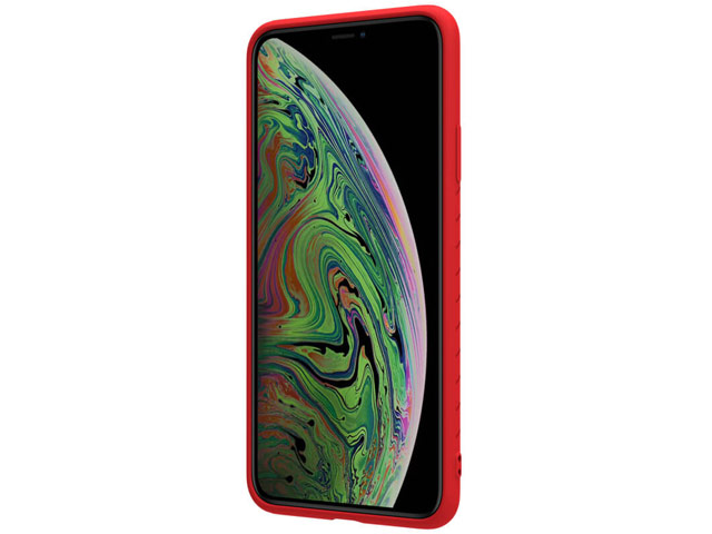 Чехол Nillkin Rubber Wrapped для Apple iPhone 11 pro max (красный, гелевый)