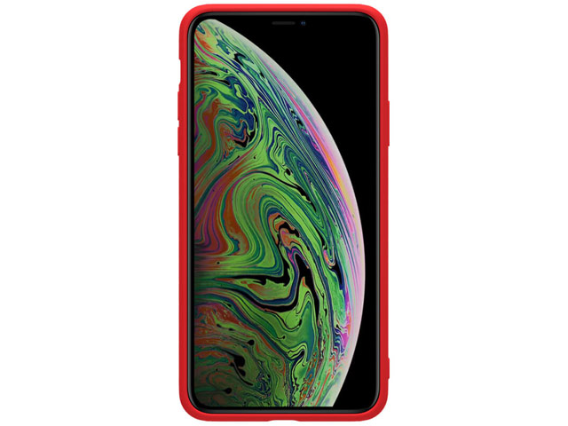 Чехол Nillkin Rubber Wrapped для Apple iPhone 11 pro max (красный, гелевый)