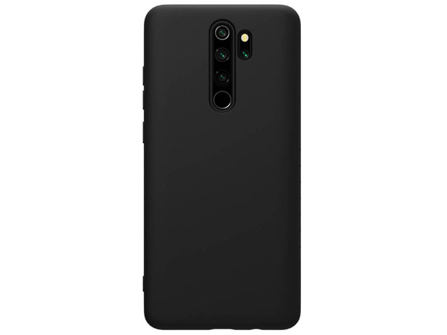 Чехол Nillkin Rubber Wrapped для Xiaomi Redmi Note 8 pro (черный, гелевый)