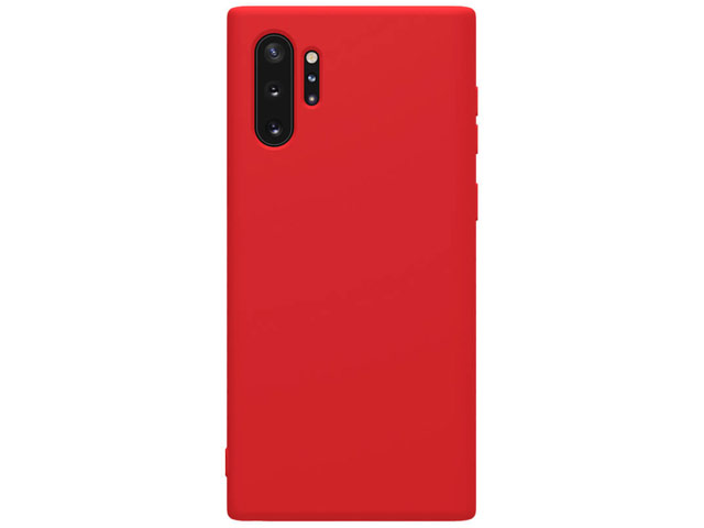 Чехол Nillkin Rubber Wrapped для Samsung Galaxy Note 10 plus (красный, гелевый)