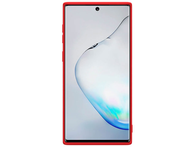 Чехол Nillkin Rubber Wrapped для Samsung Galaxy Note 10 plus (красный, гелевый)