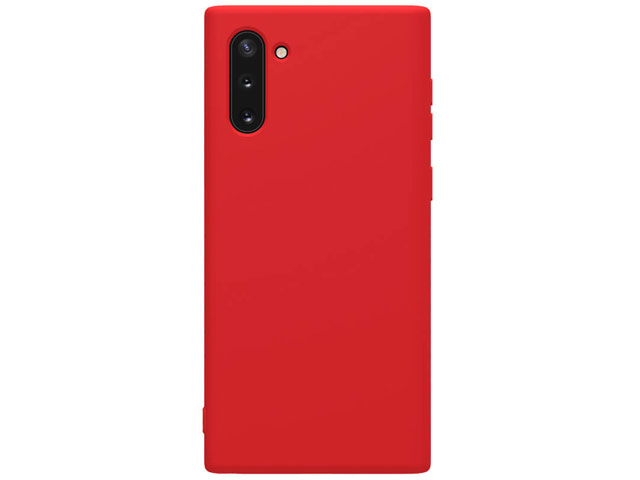 Чехол Nillkin Rubber Wrapped для Samsung Galaxy Note 10 (красный, гелевый)