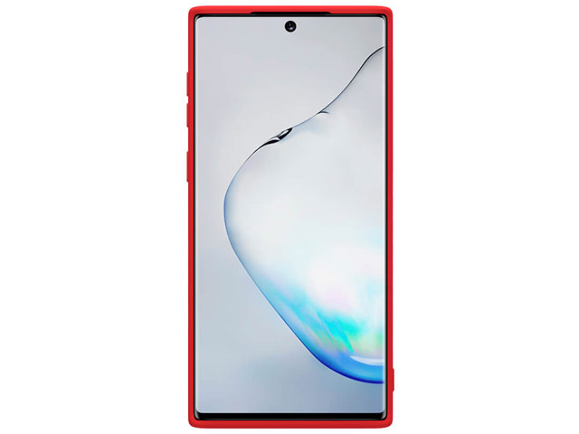 Чехол Nillkin Rubber Wrapped для Samsung Galaxy Note 10 (красный, гелевый)