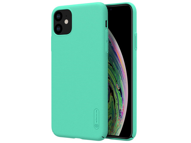 Чехол Nillkin Hard case для Apple iPhone 11 (голубой, пластиковый)