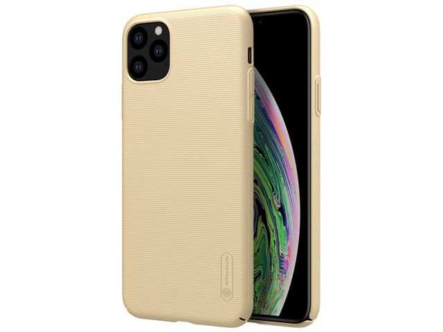 Чехол Nillkin Hard case для Apple iPhone 11 pro (золотистый, пластиковый)