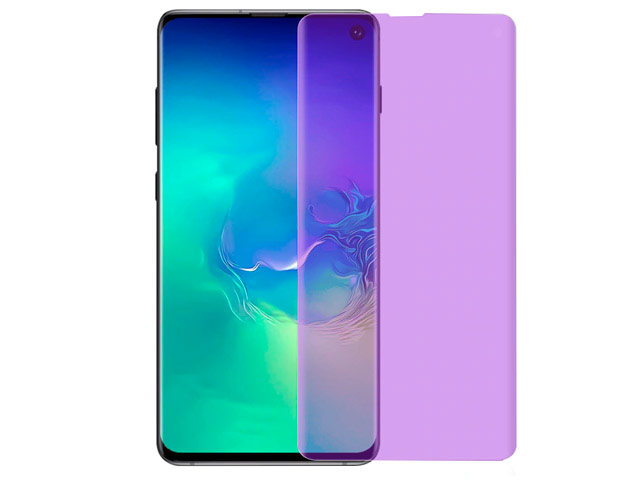 Защитное стекло Yotrix 3D UV Anti-Glare Glass Protector для Samsung Galaxy S10 (прозрачное, антиблик)