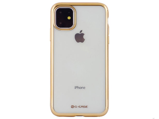 Чехол G-Case Plating Series для Apple iPhone 11 (золотистый, гелевый)