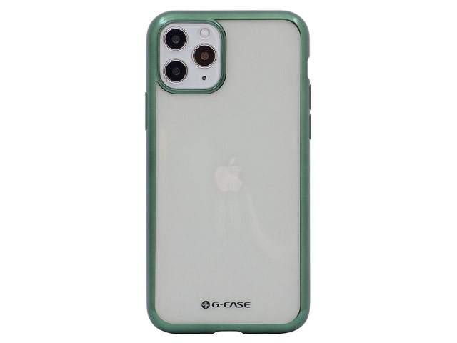 Чехол G-Case Plating Series для Apple iPhone 11 pro max (зеленый, гелевый)