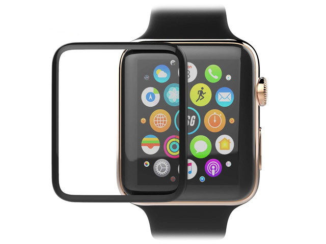 Защитное стекло Autobot UR Screen Protector для Apple Watch 38 мм (черное)