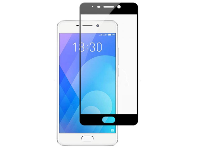 Защитное стекло Yotrix 3D Pro Glass Protector для Meizu M6 Note (черное)