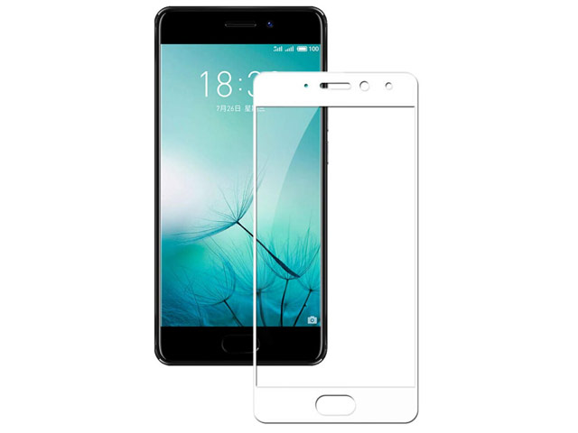 Защитное стекло Yotrix 3D Pro Glass Protector для Meizu M5 Note (белое)